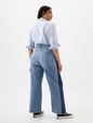 High Rise Wide-Leg Crop Jeans