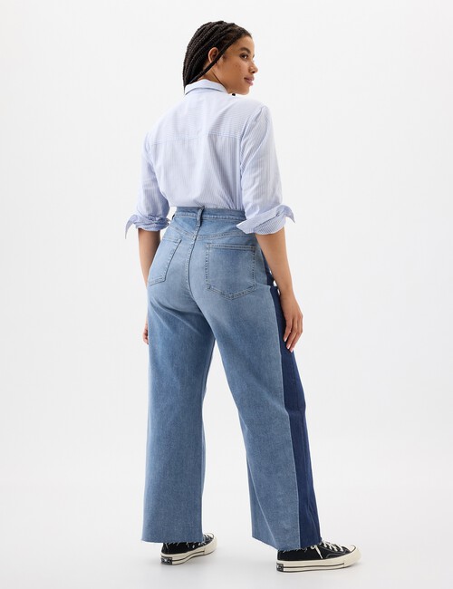 High Rise Wide-Leg Crop Jeans