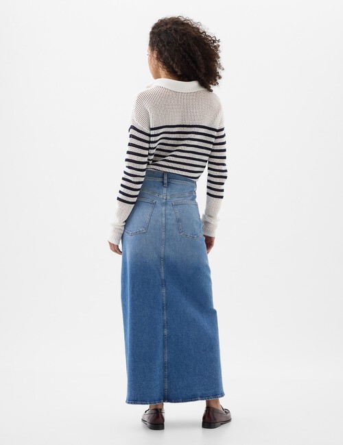 Denim Maxi Skirt