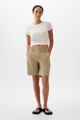 9" Downtown Khaki Bermuda Shorts