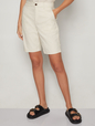 9" Mid Rise Twill Bermuda Shorts