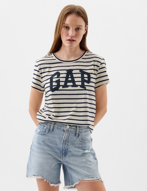 Organic Cotton Gap Arch Logo T-Shirt