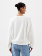 Gap Arch Logo Puff Sleeve Sweatshirt