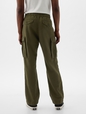 Linen-Cotton Cargo Pants