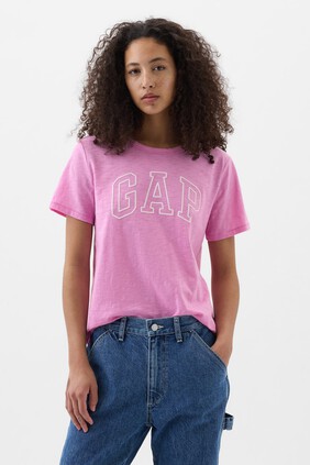 Organic Cotton Gap Arch Logo T-Shirt