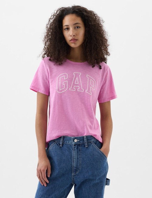 Organic Cotton Gap Arch Logo T-Shirt