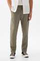 Linen-Cotton Trousers in Slim Fit