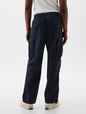 Linen-Cotton Cargo Pants