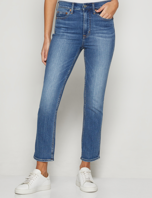 High Rise Vintage Slim Jeans