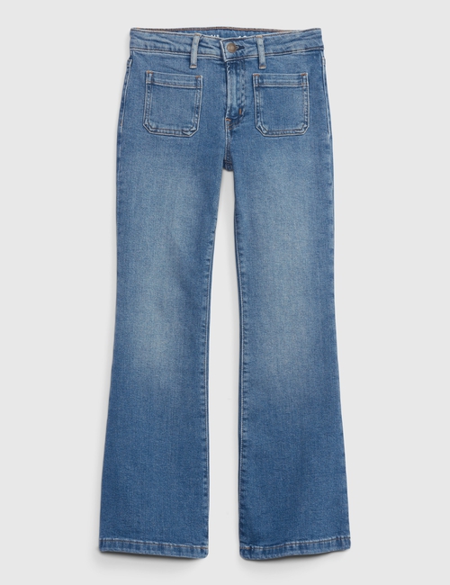 Kids High Rise Flare Jeans