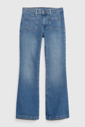 Kids High Rise Flare Jeans