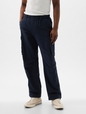 Linen-Cotton Cargo Pants