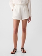 Crinkle Gauze Pull-On Shorts