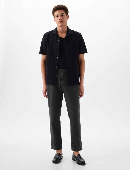 Linen-Cotton Trousers in Slim Fit