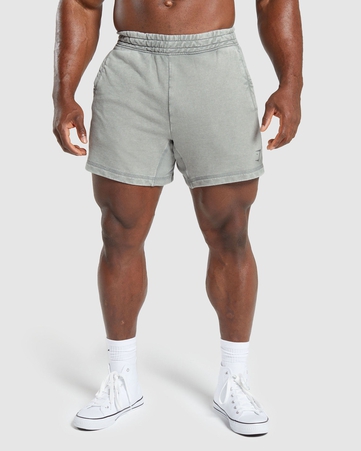 Power Power Washed 5" Shorts Oversized Fit C&S:GREY:L, GREY, hi-res