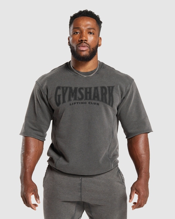 Heritage Heritage Washed Short Sleeve Crew Oversized Fit C&S:GREY:XS, GREY, hi-res