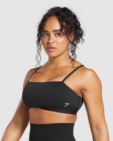 Fundamental Sports Bras Cut Out Bandeau Body Fit C&S:BLACK:S, BLACK, hi-res