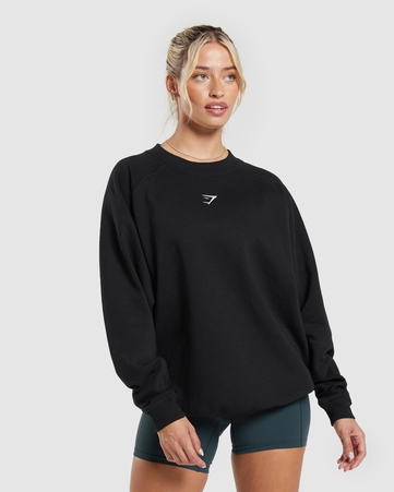 Training Training Oversized Fleece Sweatshirt Oversized Fit C&S:BLACK:L, BLACK, hi-res