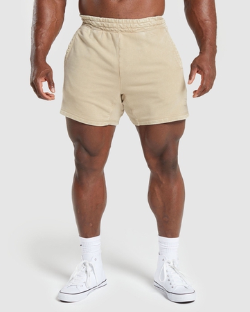 Power Power Washed 5" Shorts Oversized Fit C&S:NEUTRAL:XS, NEUTRAL, hi-res