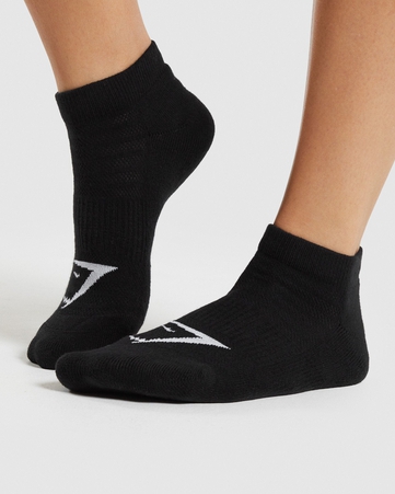 Trainer Socks 3pk -Unisex:BLACK:L, BLACK, hi-res