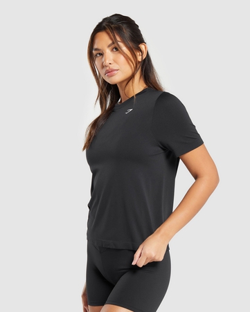 Everyday Seamless Everyday Seamless T-Shirt Regular Fit Seamless:BLACK:XL, BLACK, hi-res