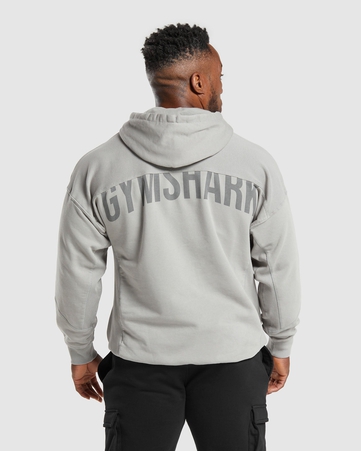 Power Power Washed Hoodie Oversized Fit C&S:GREY:XXL, GREY, hi-res