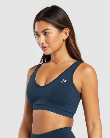 Everyday Seamless Everyday Seamless Sports Bra Body Fit Seamless:Blue:XS, Blue, hi-res