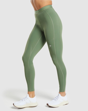 Key Items RUNNING LEGGINGS Body Fit C&S:Green:XS, Green, hi-res