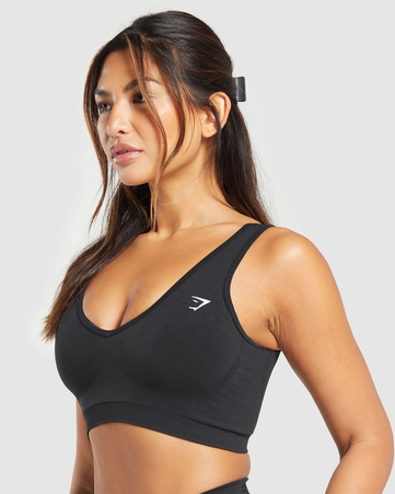 Everyday Seamless Everyday Seamless Sports Bra Body Fit Seamless:BLACK:M, BLACK, hi-res