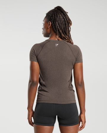 Vital Vital Seamless 2.0 Light T-Shirt Regular Fit Seamless:Brown:L, Brown, hi-res